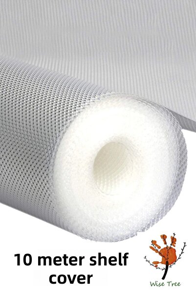 wise tree 10 Meters Transparent Shelf Cover Cabinet And Drawer Non-Slip Non-Slip Cover-45x10 Mt