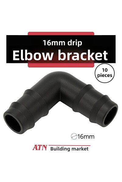 ATN 10 Pieces 16mm Drip Irrigation Elbow Apparatus – Garden Irrigation Hose A...