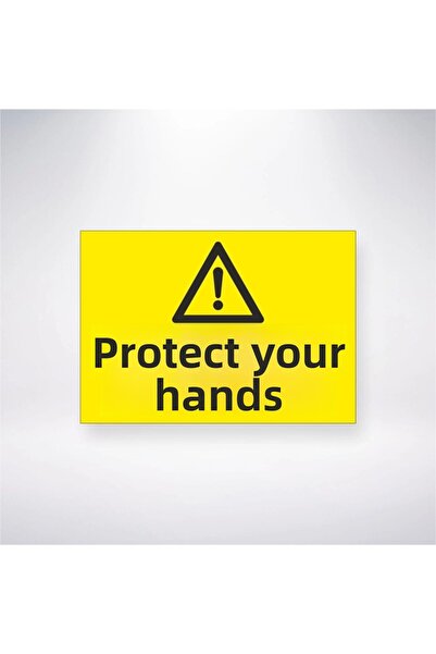 Reysa Tasarım Protect Your Hands Sticker 20X28 cm