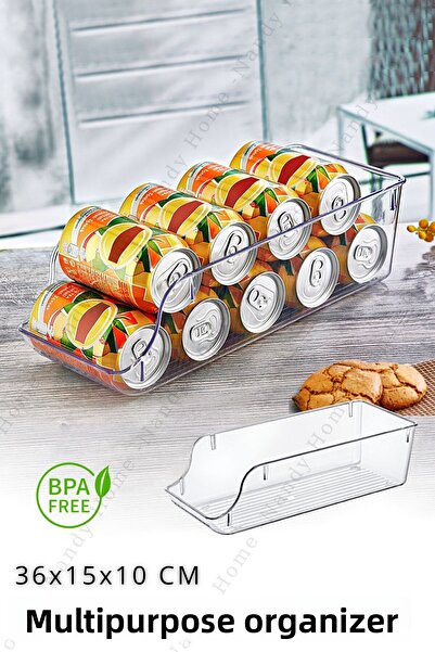 Nandy Home Organizator multifuncțional pentru băuturi, frigider și dulap de dimensiuni mici