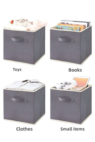 Smyak Under Cabinet Laundry Toy Organizer Storage Box Organizer Without Lid 30x30x30 Cm 1 Piece