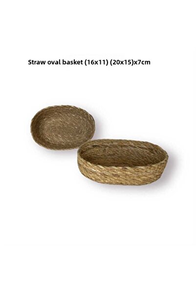 Amentes Декоративен органайзер за кошница от бамбук и ракита