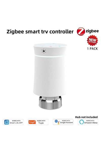 Choice منظم الحرارة MOES ZigBee 3.0 TRV صمام تشغيل المبرد Tuya للتحكم الذكي ف...