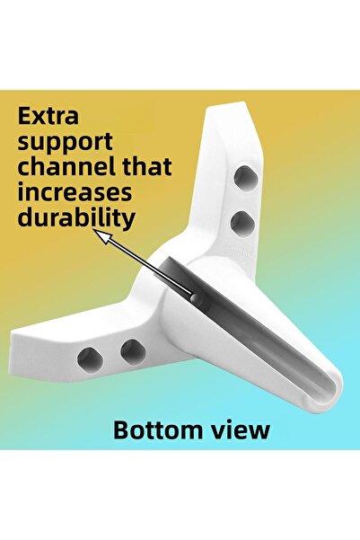 Badem10 Aspen Luxury Furniture Sofa Armchair Tv Unit Plinth Base Feet 11 Cm White Feet (4 PCS)