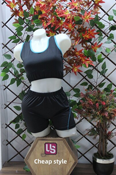 mikam Costum de baie pentru femei/damă, cu dungi, cu pantaloni scurți și spumă, care va face imprimarea pe piscină/mare în timpul verii