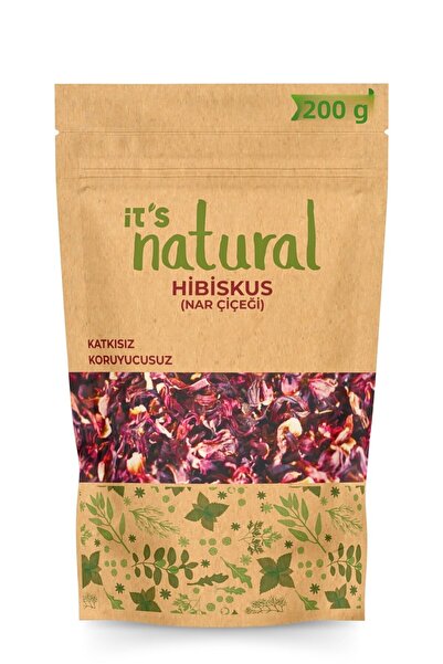 it's شاي الكركديه الطبيعي بزهرة الرمان 200 غ