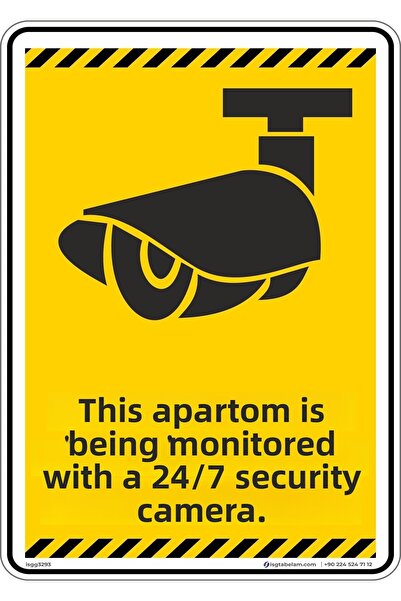 isgtabelam 25x35 سم/مركب مضيء/يتم مراقبة هذا الشقة بواسطة كاميرا أمنية على مد...
