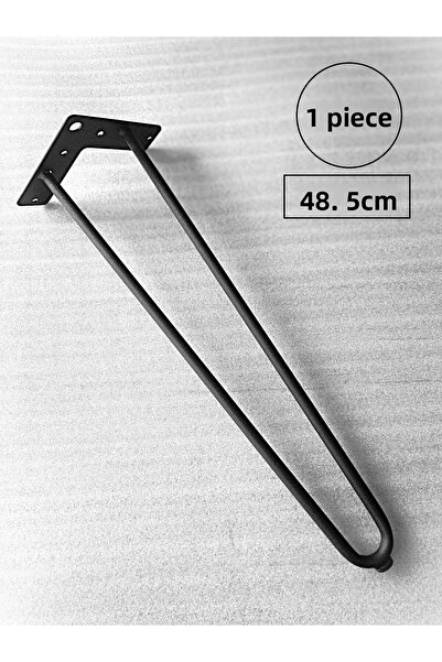 DEMONTEPARK قطعة واحدة - ساق دبوس شعر معدنية 48.5 سم، أرجل طاولة القهوة، أرجل...