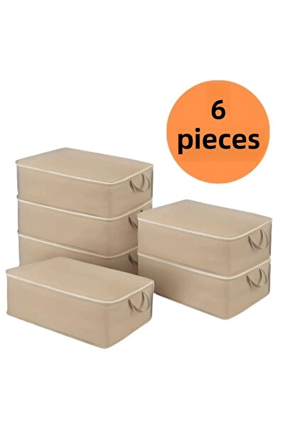 Lio20 6-комплект комплект за съхранение на дрехи, многофункционален органайзер за летни и зимни дрехи, плат за съхранение