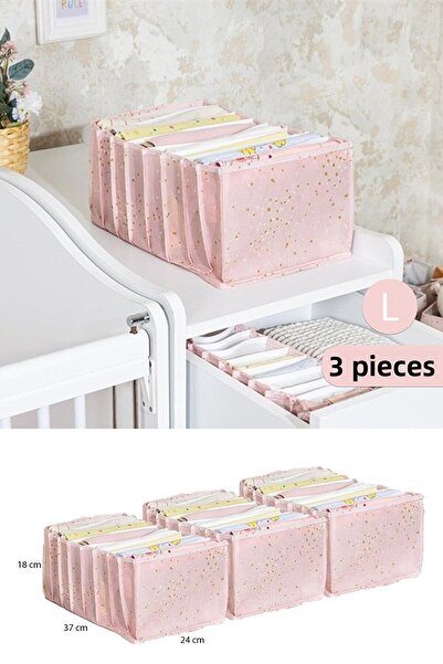 Smyak 3 Piese Baby Baby Room Organizator Sertar Acordeon Marimea L