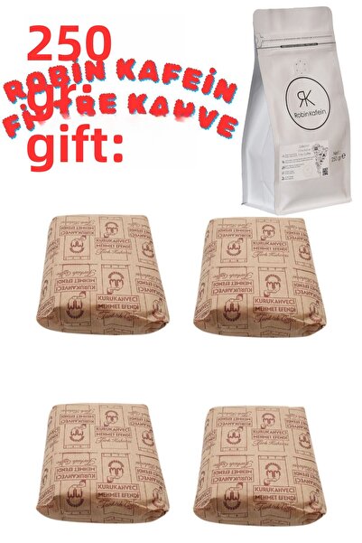 Mehmet Efendi Kurukahveci 4x250gr Special for Order Freshly Ground (1KG) Turk...