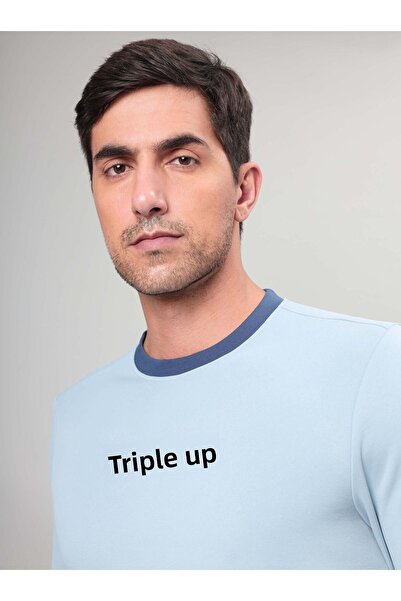 Technosport By Styli Full Sleeve Fleece Printed Sweatshirt