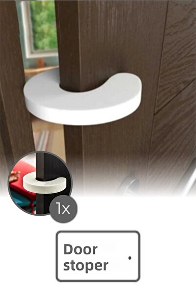 HERFİE Opritor de ușă din burete - Opritor de ușă - Siguranță pentru copii