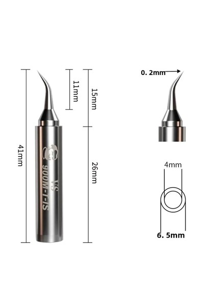 Choice 900M-T-IS Lead Free 936 900M Welding Tips Universal Oxygen-free Copper Durable Searing Iron Tips Sol