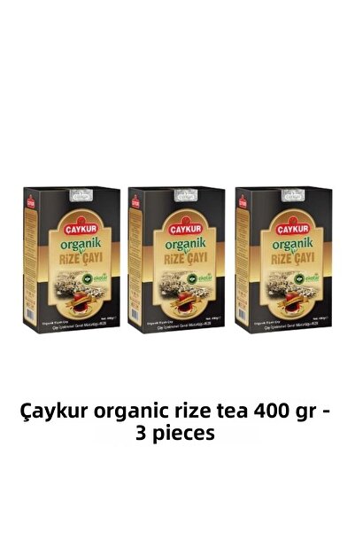 Çaykur شاي تشايكور عضوي 400 جرام - 3 قطع