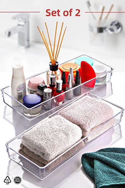 Nandy Home Комплект от 2 прозрачен органайзер - Многофункционален органайзер ...