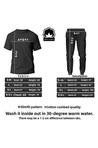 uyguntarz Unisex Butterfly Song nyomott 2 részes tréningruha szett