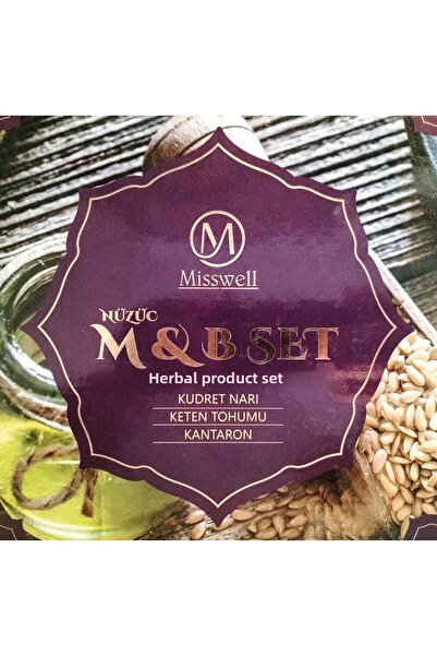 MİSSWELL مجموعة شاي Nüzüc M&B الفيتامينات والمغنيسيوم والفوسفور والنحاس والتي...