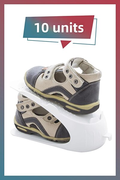 KuzenHome Σετ 10 τεμαχίων Παιδική Ράμπα Παπουτσιών & Οργανωτής Παπουτσιών