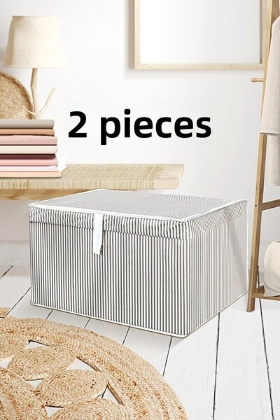 Nisahometeks 2 Bucuri Mini Cutie Stofa 40 X 30 X 26 Cm