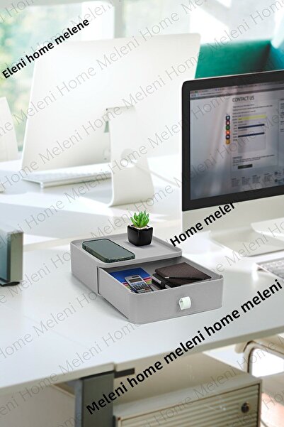 AHİR TİCARET Συρτάρι Organizer Desktop – Μακιγιάζ Jewelry Accessory Organizer Storage Box Μονό