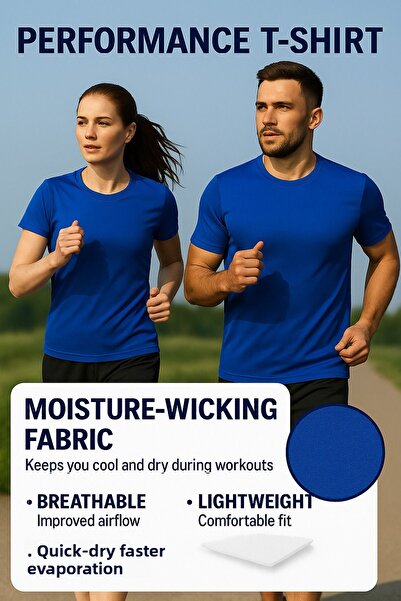 KaeLaurean Γυναικείο αθλητικό μπλουζάκι Saks Performance Quick Dry Εύκαμπτο και ανθεκτικό ύφασμα που απομακρύνει την υγρασία Fitness T-shirt