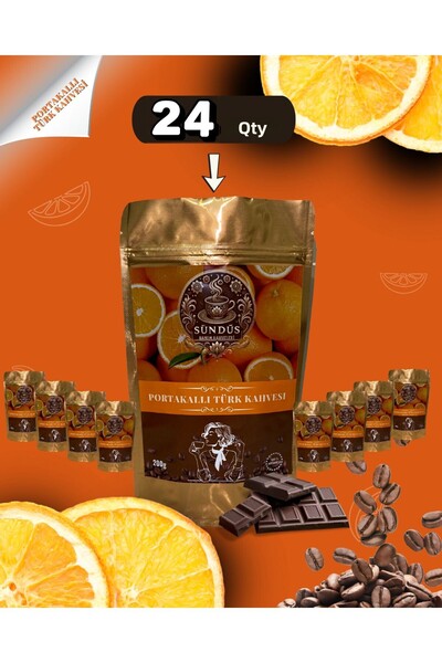 cafe milagroso قهوة تركية بالبرتقال 200 جرام × 24 حبة