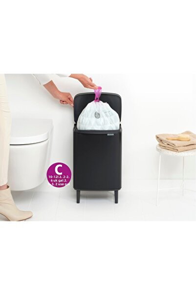 Brabantia Brabantia 12 Lt Footed Trash Can - Competent Evrekala New Matte Series