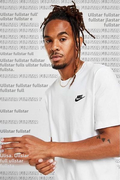 Nike Αθλητικά ρούχα Βαμβακερό Unisex κοντομάνικο μπλουζάκι Unisex Λευκό μπλουζάκι