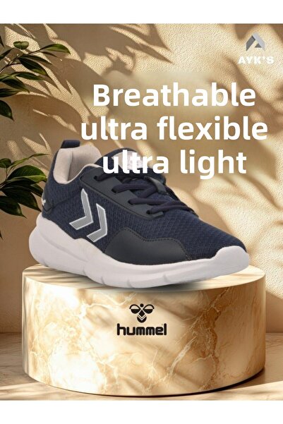 hummel Navy Blue Light Flexible Unisex Sports Shoes