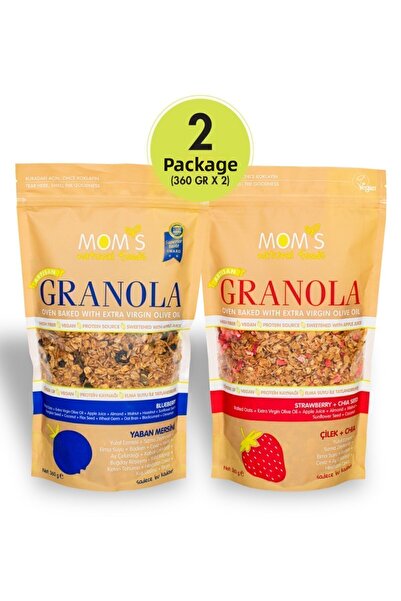Mom's Natural Foods جرانولا الفراولة والتوت - 360 جم