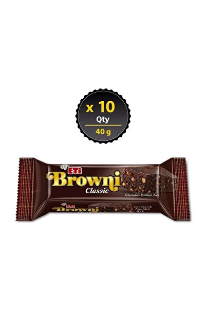 Eti براوني بالبندق 40 جرام × 10 قطع