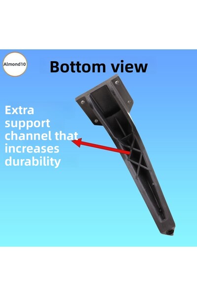 Badem10 Repla Mobilier de lux Canapea Unitate TV Picior Fotoliu 23 Cm Picioare Consola Neagra