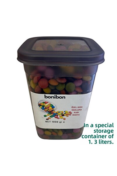 egenatura بونبون شوكولاتة دراجيه 1000 جرام (مع عبوة خاصة للتخزين)