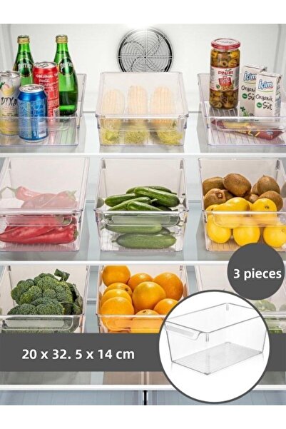 Nesto Home 3 Ποτά πολλαπλών χρήσεων, Ψυγείο & Οργανωτής Ντουλάπας Χωρίς Κάλυμ...