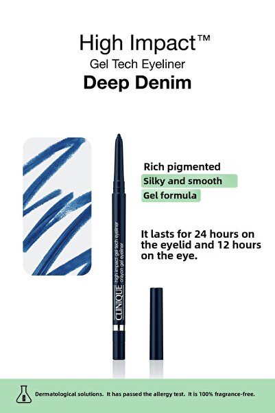 Clinique Crema de ochi High Impact™ Gel Tech 0,35 g - Deep Denim | İpeksi ve ...