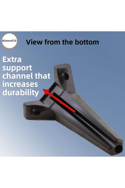 Badem10 Canapea Neagra 20 Cm - Mobila de lux Unitate TV Picioare Fotoliu si Picioare Consola 4 Buc