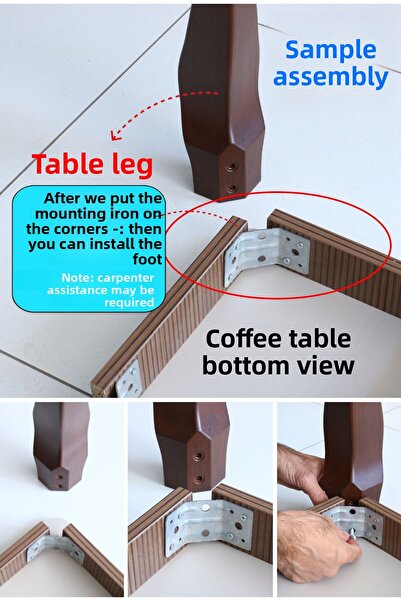 Badem10 Rosa Plastic Coffee Table Leg 40 cm White Color Middle Leg Zigon Coffee Table Furniture Table Legs White 1 Pcs