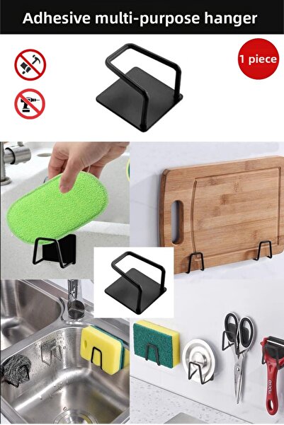 CocoVia Umeraș organizator adeziv Suport pentru burete pentru vase Organizator pentru bucătărie Umeraș organizator pentru baie