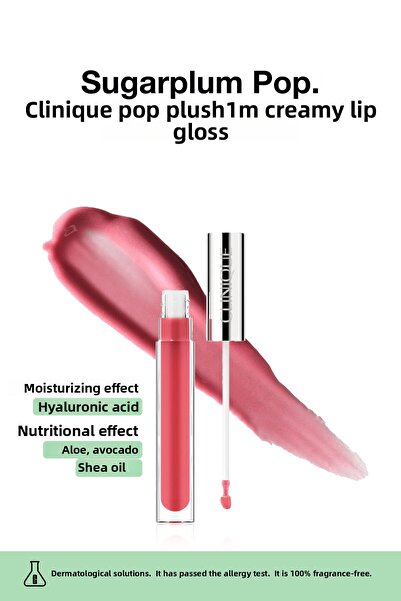 Clinique Pop Pluș™ Kremsi Dudak Parlatıcısı - Renk: Sugarplum Pop 3.4ml | Par...