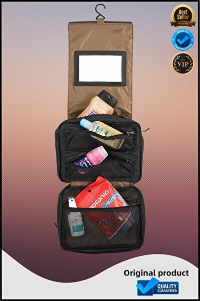 OverPazar Чанта за грим за пътуване Козметична чанта