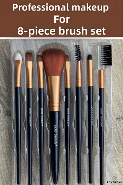 Lovendas 8 Pieces Professional Makeup Brush Set - All Brushes Needed