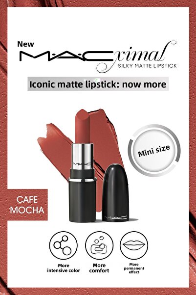 M.A.C أحمر شفاه ماكسيمال ميني ماك سيلكي مات - كافيه موكا 1.7 جم