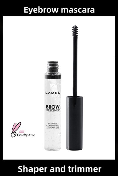 Lamel Cosmetics لاميل جل الحواجب الشفاف براو ديزاينر 6 مل