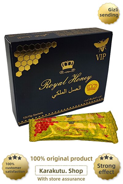 BaronVigor رويال هوني VIP 12 قطعة عسل ملكي عسل أسود عصا الجينسنغ الطاقة صندوق...