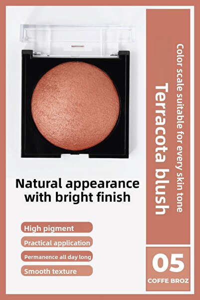 Cocosh She Terracota Blush 10 Gr 05 Coffee Peach, Easy Dispersion, Non-Lumpin...