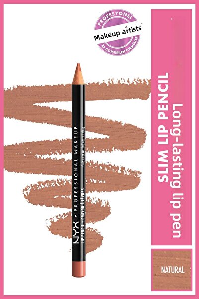 NYX Professional Makeup Lip Liner - Slim Lip Pencil Natural