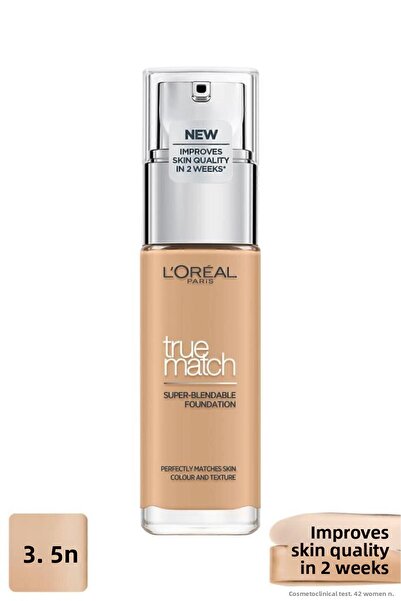 L'Oreal Paris True Match Μέικαπ 3.5N (ουδέτερος τόνος), 30 ml