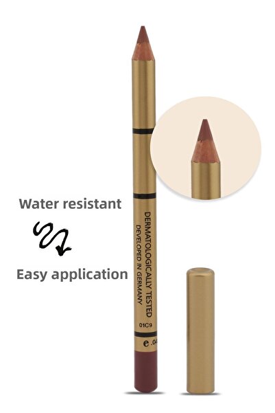 BROOKLIN قلم تحديد الشفاه - قلم تحديد الشفاه رقم: 206 (بني وردي)