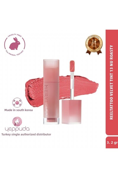 Merythod Long Lasting Soft Velvety Textured Matte Tint - Reeltattoo Velvet Ti...